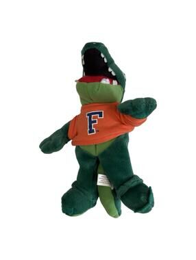 Florida Gators Albert Mascot Plush - Green Alligator with Orange "F" Shirt
